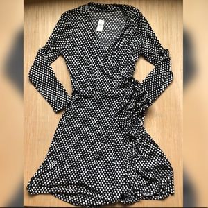 Banana Republic Black and White Polka Dot Dress